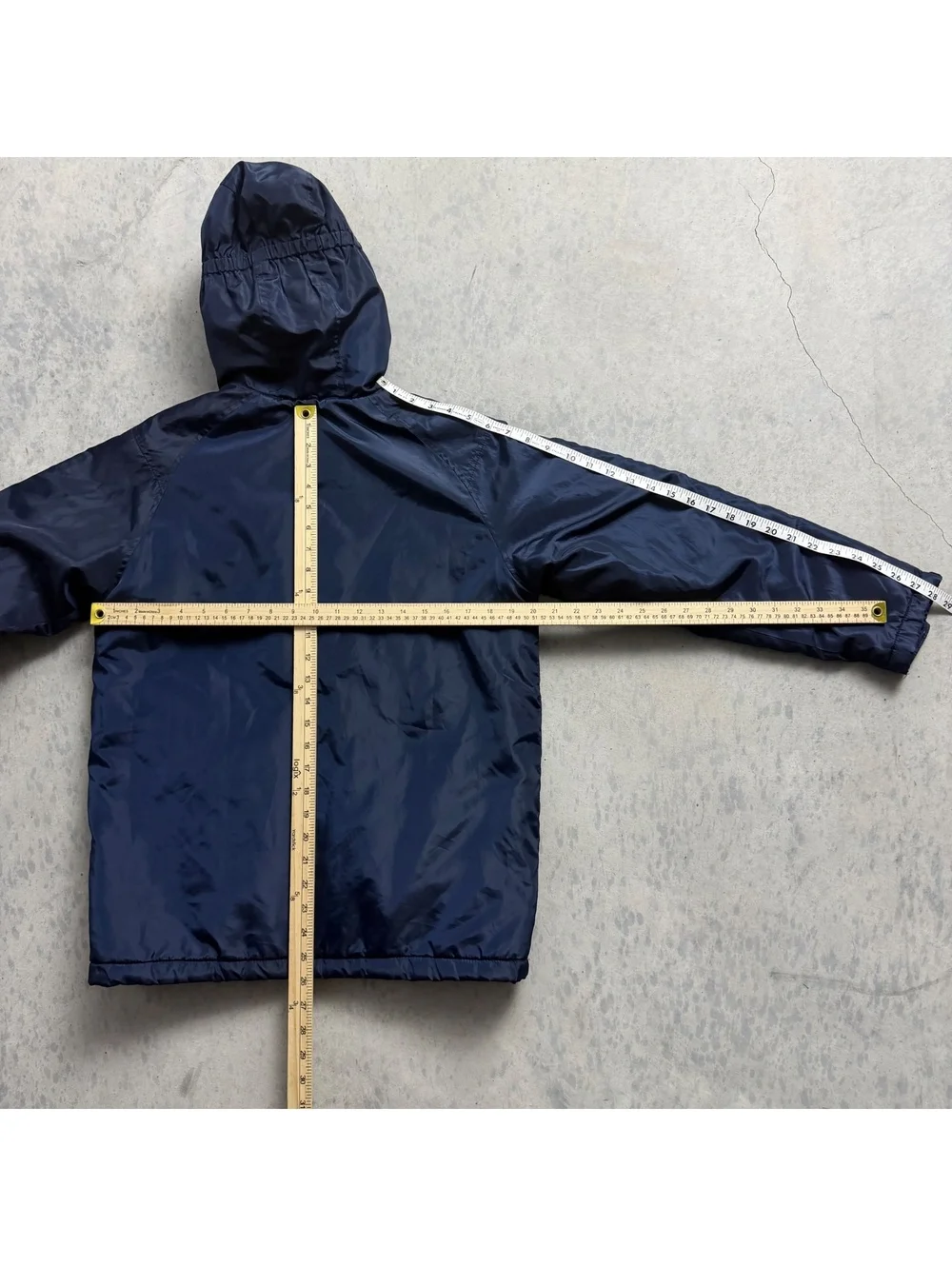 Nike Navy Orange Puffer Jacket Youth Large